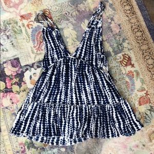 mini tie dye dress